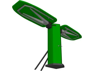 Collapsible Stand Stove 3D Model