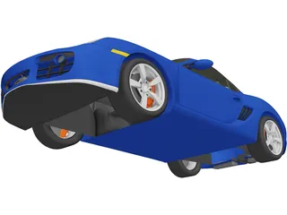 Porsche Cayman S 3D Model