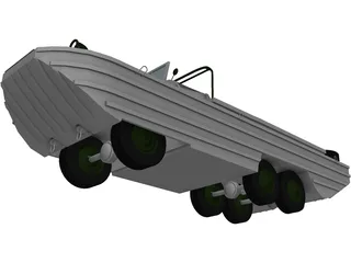 DUKW 3D Model