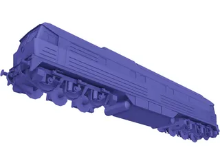 BR232 Locomotive 3D Model