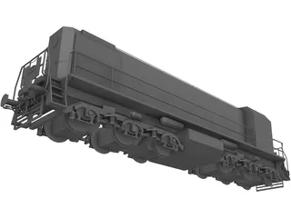 TEM2 Diesel Locomotive 3D Model