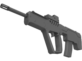 IMI Tavor TAR-21 3D Model