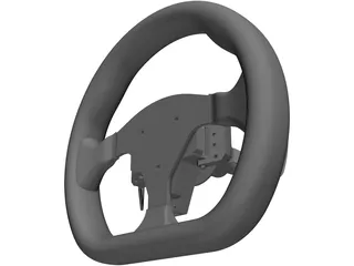 Steering Wheel 3D Model