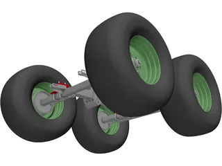 Suspension Rear 3D Model