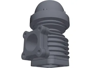 Wastegate 45mm 3D Model