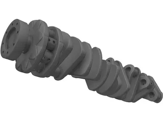 Crankshaft 3D Model