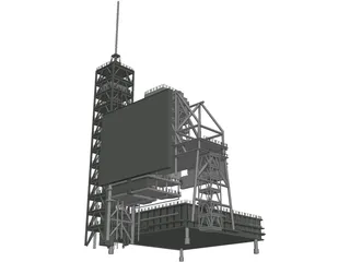 Shuttle Launch Gantry 3D Model