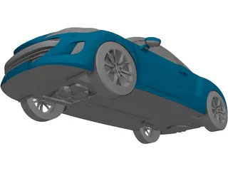 Peugeot RCZ (2010) 3D Model