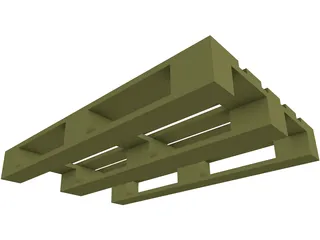 Europallet 3D Model