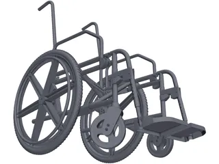 Wheelchair Chassis 3D Model