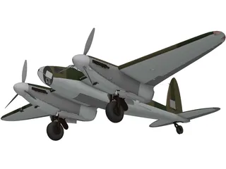 de Havilland DH.98 Mosquito 3D Model