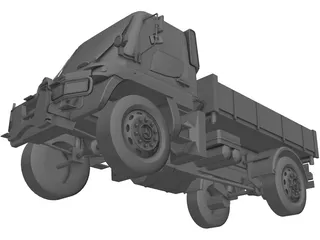 Mercedes-Benz Unimog U400 3D Model