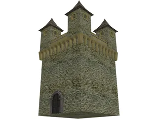 Medival Castle 3D Model