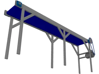 Conveyor Belt 3D Model