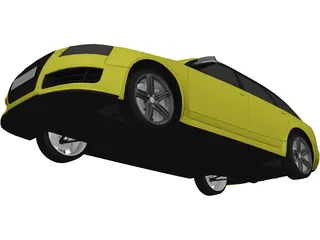 Audi RS6 Avant (2009) 3D Model