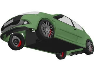 Renault Clio Sport 3D Model