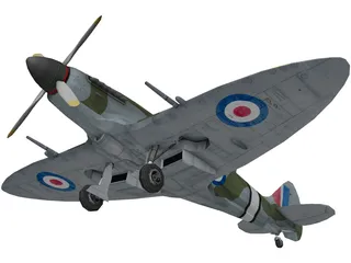 Supermarine Spitfire 3D Model