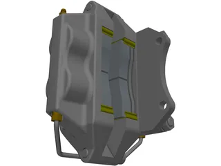 Brake Caliper 3D Model