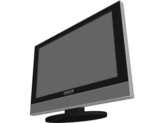 Plasma TV 3D Model