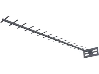 Yagi Antenna 3D Model