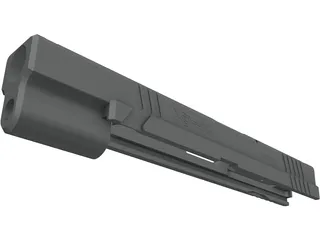 Springfield XD Tactical Slide 3D Model