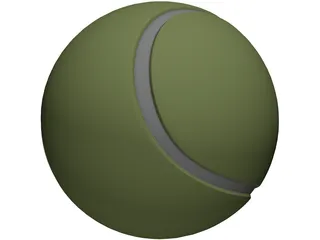 Tennis Ball 3D Model