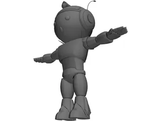 Robot Genie 3D Model