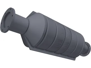 Catalytic Converter 3D Model