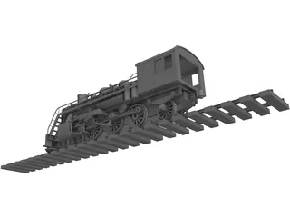 Locomotive 3D Model