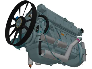 Engine 3D Model