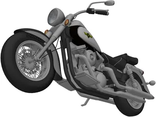 Kawasaki VN1500 3D Model