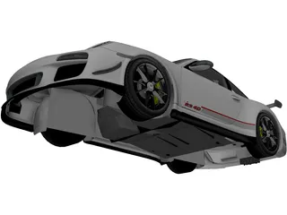Porsche 911 997 GT3 RS 4.0 (2011) 3D Model
