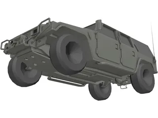 Light Tactical Vehicle 3D Model