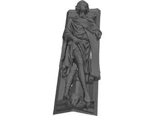 Classical Statue 3D Model