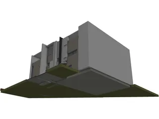 Little Hospital Building 3D Model