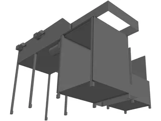 Top Load Palletizer 3D Model