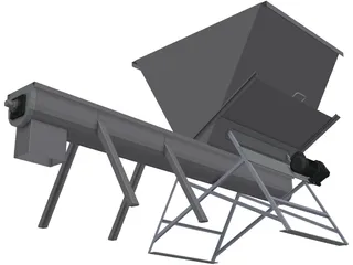 Grain Feeder 3D Model