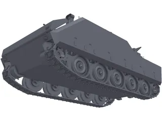 K200 Armored Car 3D Model