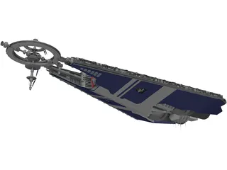 Babylon 5 Narn Military Base 10 3D Model