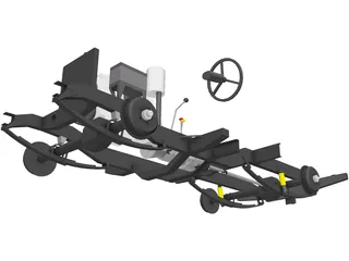 Chassis Land Rover 3D Model