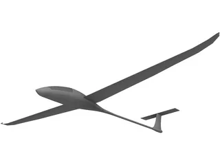 DG 1000 Glider 3D Model