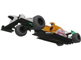 Force India VJM03 F1 (2010) 3D Model