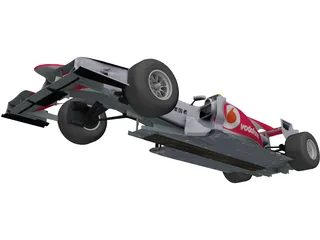 McLaren MP4-25 F1 (2010) 3D Model