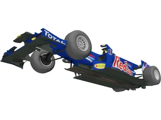 RedBull RB6 F1 (2010) 3D Model