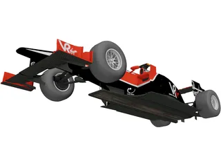 Virgin VR-01 F1 (2010) 3D Model