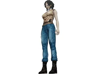 Kristy Girl 3D Model