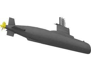 German Type 209 3D Model