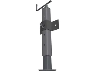 Trailer Jack 3D Model