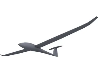 Discus 2 Glider 3D Model