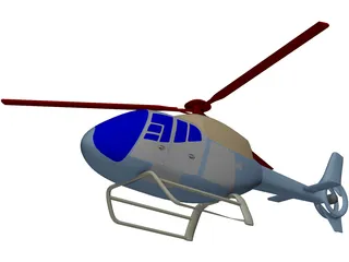 Eurocopter EC-120 Colibri 3D Model